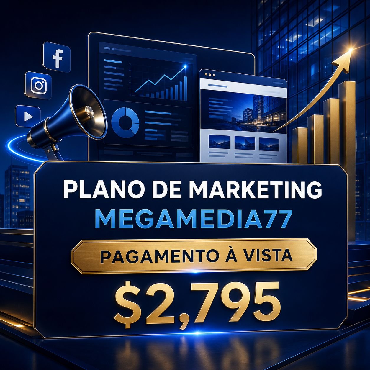 Plano de Marketing MegaMedia77 — Pagamento à Vista
